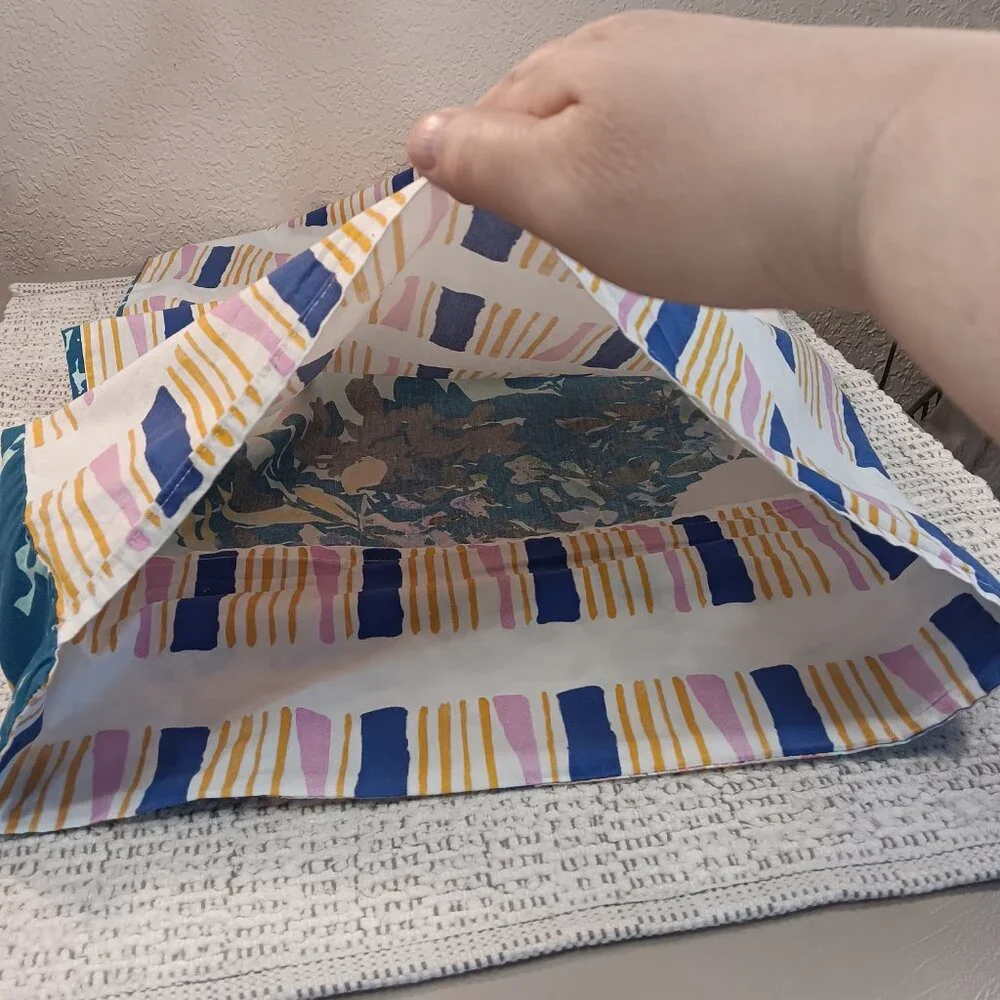 By Anthropologie 'Jeweled Garden' overlap closure king size pillowcase